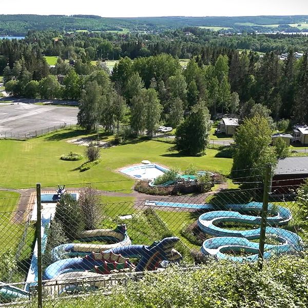 Vyn över Frösö dal där Lövstabadet ligger kan snart komma att bebyggas ned bostäder.