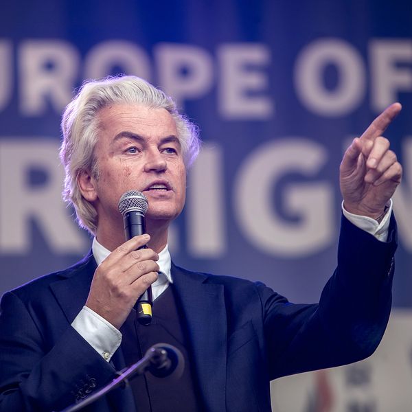 Geert Wilders, partiledare för frihetspartiet PVV