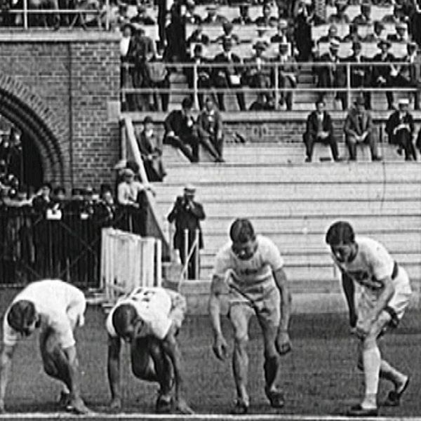 Olympiska spelen 1912 på Stockholms Stadion.