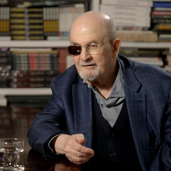 Författaren Salman Rushdie