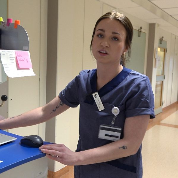Sjuksköterskan Hanna Godén har valt en fast tjänst på kirurgen