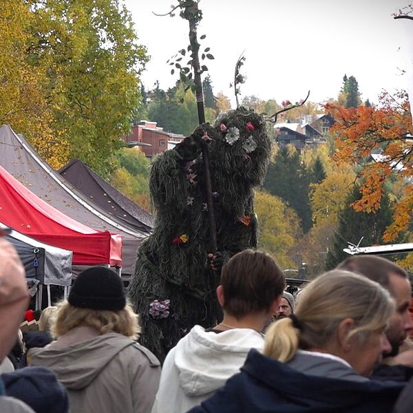 Åre höstmarknad lockade många besökare.