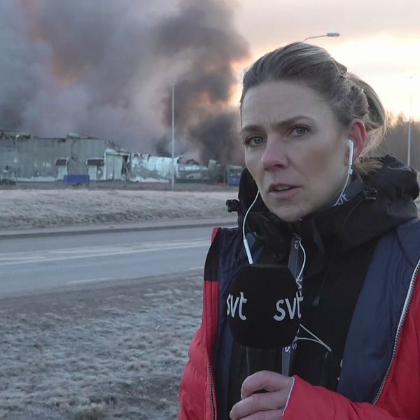 Hör reporter Lovisa Gelin om branden vid Malmgatan i Norrköping.