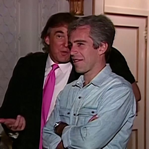 Donald Trump och Jeffrey Epstein