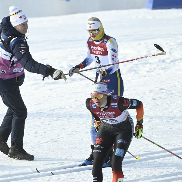 Maja Dahlqvist tappade runt sex sekunder på stavbrottet men tog sig ändå till semifinal.