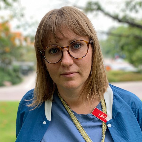 Porträttbild på Malin Bohlin, ordförande för Sörmlands läkarförening.