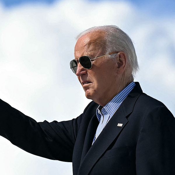 Joe Biden vinkar