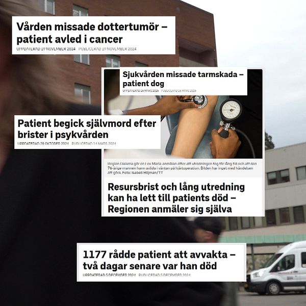 Sammanställning av SVT Dalarnas granskning av Lex Maria-anmälningar vid sjukhus i Dalarna