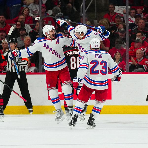 Chris Kreider blev stor matchvinnare för New York Rangers.