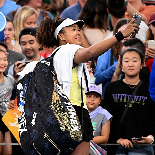 Naomi Osaka vann sin comebackmatch.