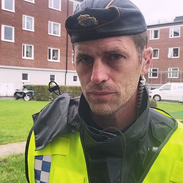 Johan Holmbäck på polisinsatschef i Kungsbacka.