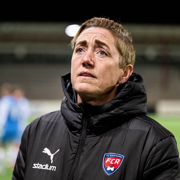 FC Rosengråds sportcef Therese Sjögran efter en match.