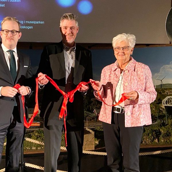 Invigning av ny räls på flera stäckor i Skåne