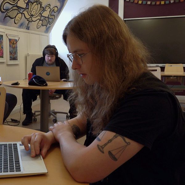 Hampus Nord, elev på Kristinehamns folkhögskola