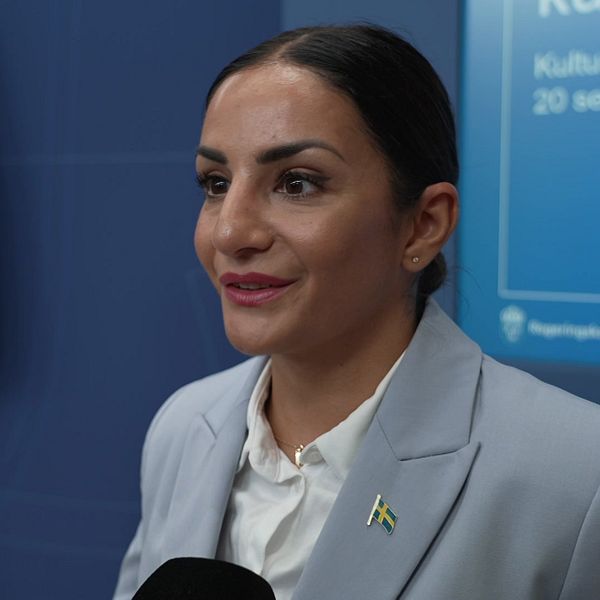 Kulttuuriministeri Parisa Liljestrand (M). Kulturminister Parisa Liljestrand (M).