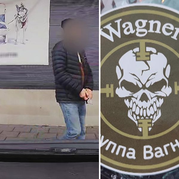 Ukrainsk familj i Kiruna och Wagnergruppens symbol på bil efter trakasserier och skadegörelse