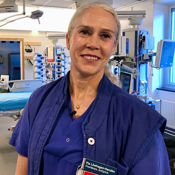 Överläkaren Pia Löwhagen Hendén är donationsansvarig i Väst, där alla intensivvårdsavdelningar i Västra Götaland och Varberg ingår.