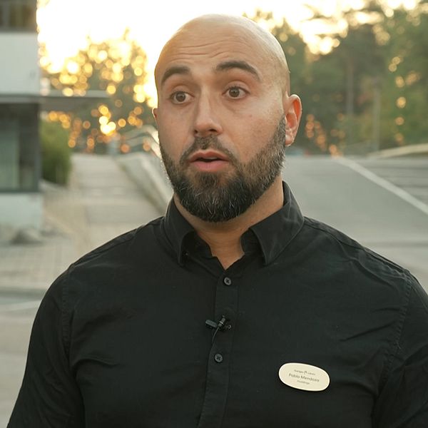 Pablo Mendoza, ordförande Sveriges lärare i Huddinge, efter skjutningen på Trångsundsskolan.