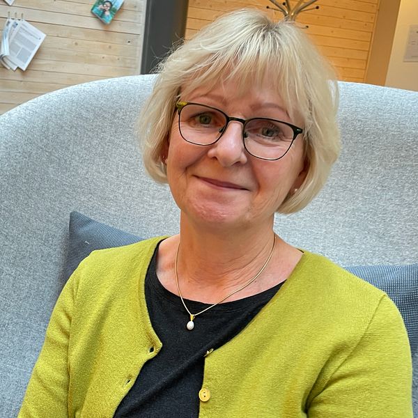 Anna-Karin Edberg vid Högskolan Kristianstad tittar in i kameran