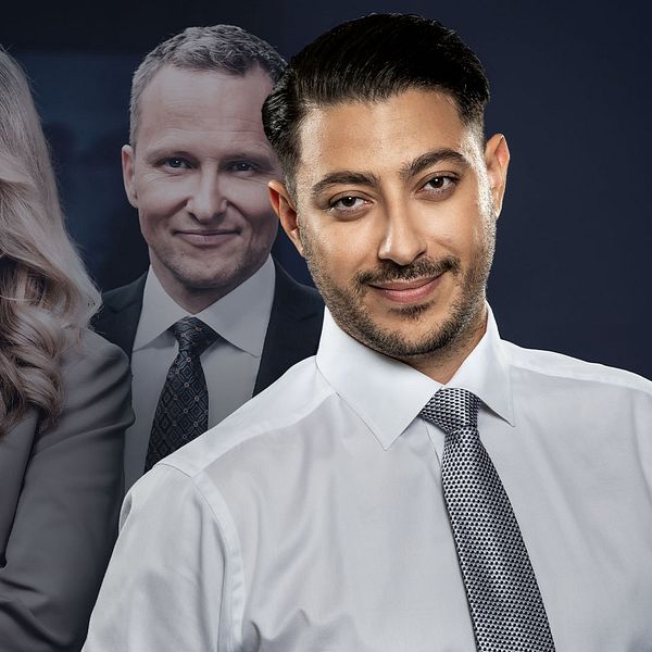 Fouad Youcefi med gäster i studion inför Agenda-debatten