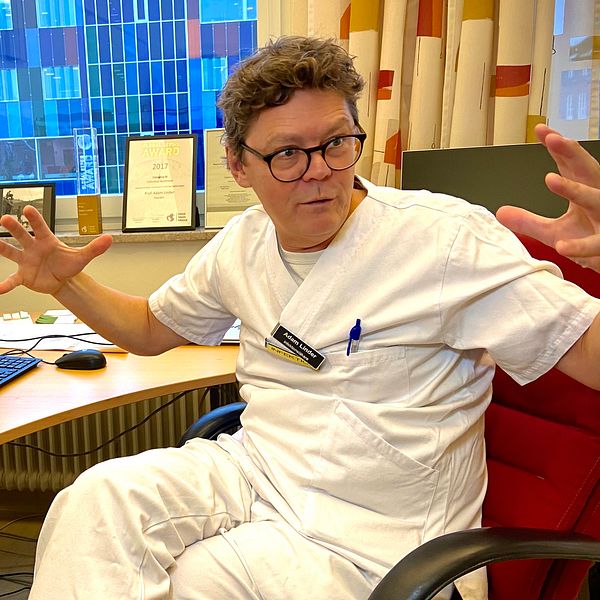 Adam Linder, infektionsläkare vid Skånes universitetssjukhus i Lund.