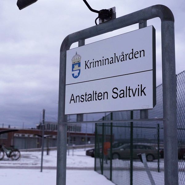 Exteriör på Kriminalvårdens anstalt Saltvik utanför Härnösand