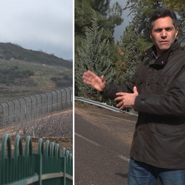 Samir Abu Eid, Mellanösternkorrespondent, rapporterar från gränsen till Libanon i norra Israel.