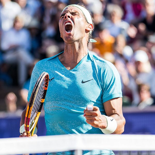Rafael Nadal vidare till semifinal i Båstad efter dubbel vändning