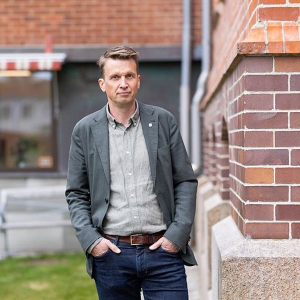 Björn Linder i bild, direktör på HR-avdelningen i Varbergs kommun