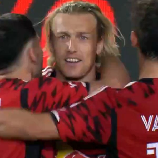 Noah Eile och Emil Forsberg i New York Red Bulls