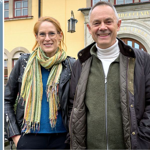 Sofia Fritthiof (V) och Lars Vikinge (C) är kommunalråd vid Linköpings kommun.