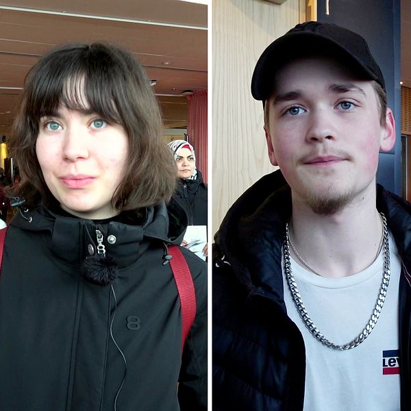 Tre unga om att hitta arbeten på mässa i Luleå.