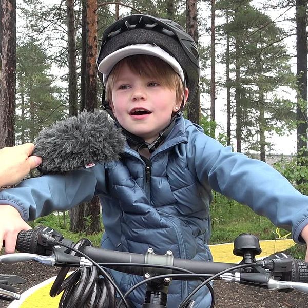 Bo och Tun tycker till om den nya Origoparken med multiarena på Kronan i Luleå.