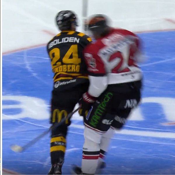 Morgan Johansson om open ice-tacklingar.