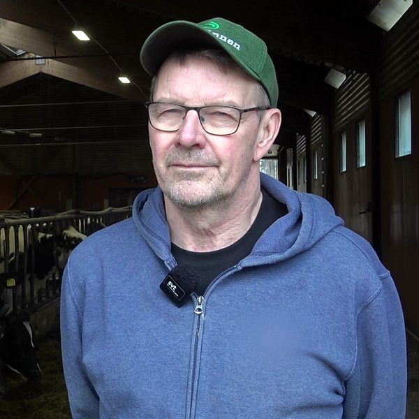 Mjölkbonden Lars Eriksson i Hundsjö utanför Boden.