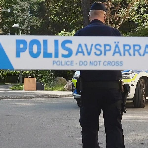 en polisavspärrning