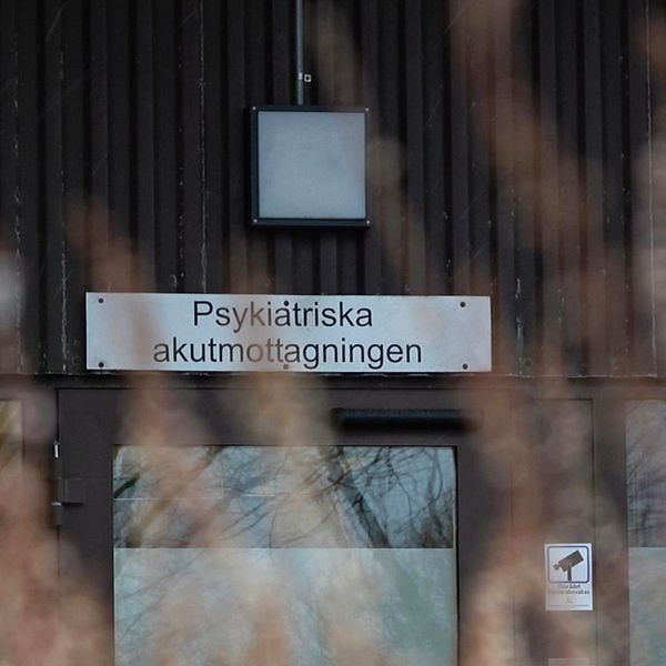 Maria Holst, verksamhetschef för vuxenpsykiatrin i Helsingborg, samt ingången till psykiatriska akutmottagningen.