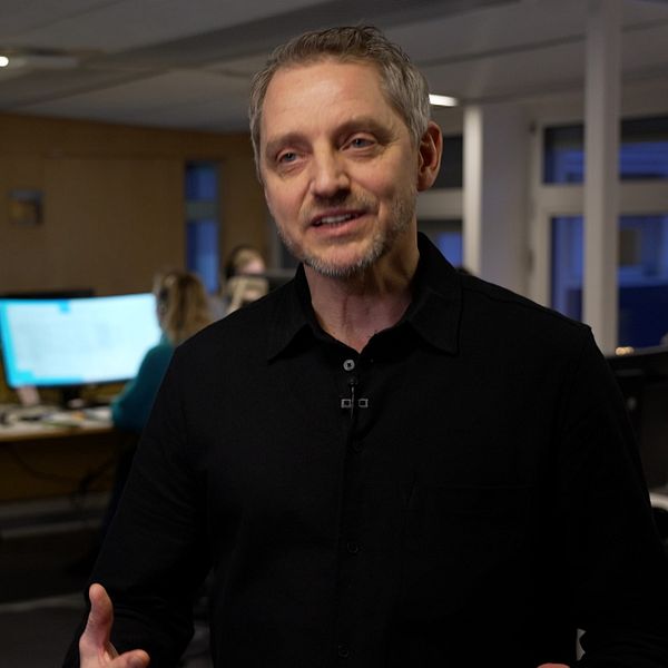 Lowe Östberg, projektledare på SVT