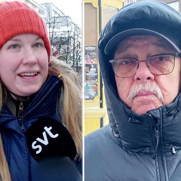 Luleåbor på stan. Hanna Wallman, Johanna Westerberg och Hardy Nilsson.
