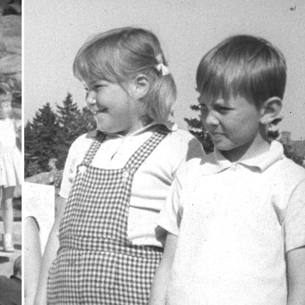 Inspelning av Vi på Saltkråkan med barnskådespelare, bland annat Stephen Lindholm som Pelle.