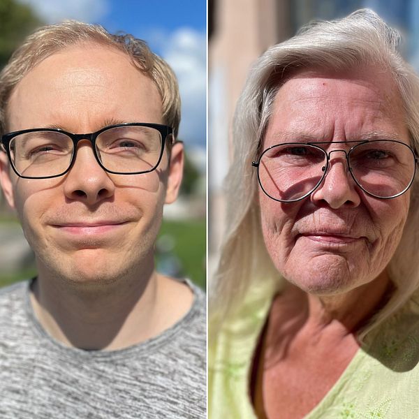 Porträttbild på tre personer i Gävle.