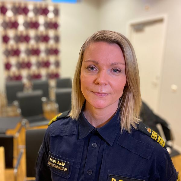 Frida Braf, lokalpolisområdeschef i Norrköping