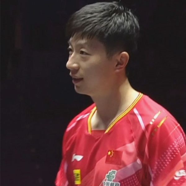 Ma Long blev träffad under matchen