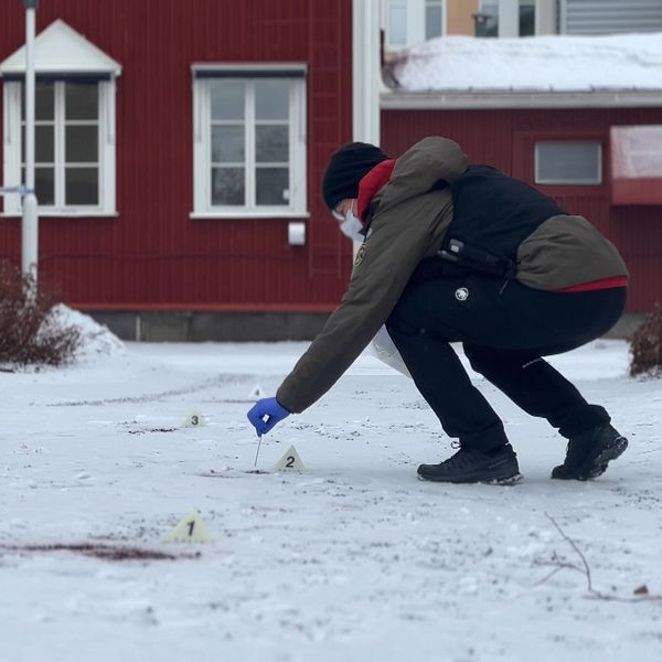 tekniker undersöker