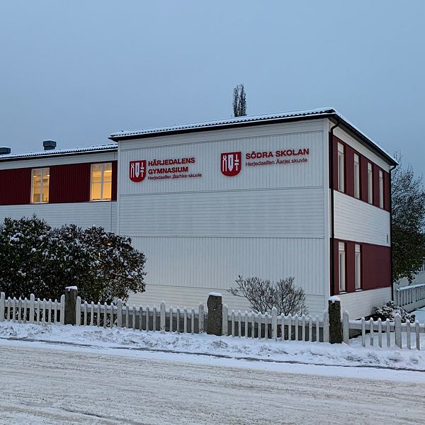 Södra skolan i Sveg – vinter