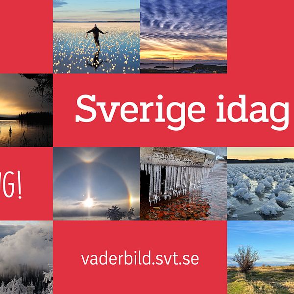 Väderbildstävling i Sverige idag