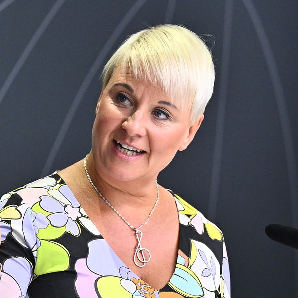 Arkivbild. Äldre- och socialförsäkringsminister Anna Tenje (M) kallar förlängningen för en välavvägd förlängning. Foto: Claudio Bresciani/TT