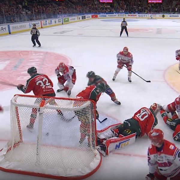 Max Friberg räddade Frölunda i sista sekunden mot Timrå.