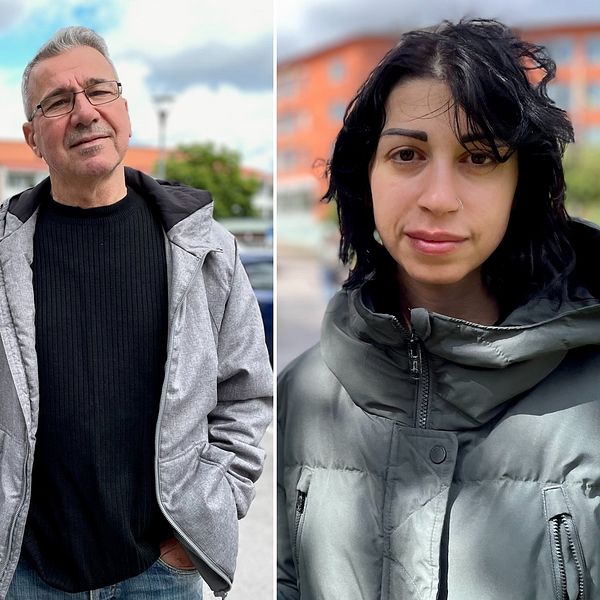 Tre personer från Hageby i Norrköping. Här har polisen infört Sveriges första säkerhetszon.