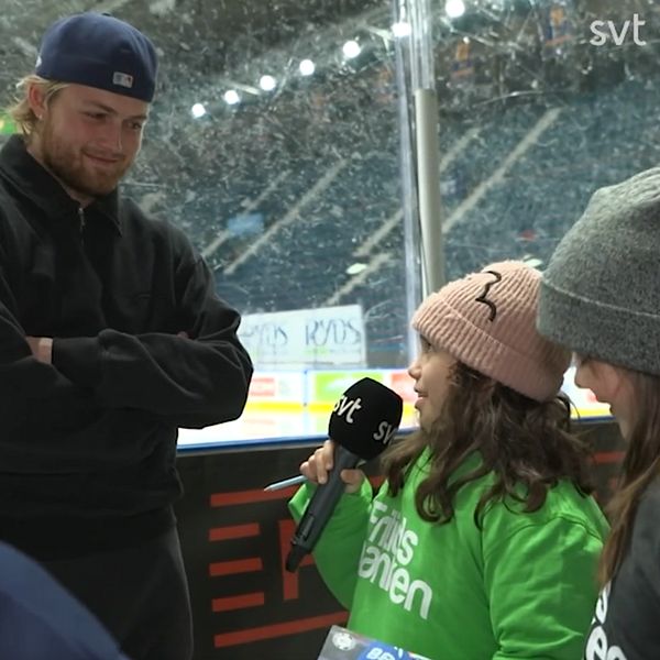 William Nylander och två barn